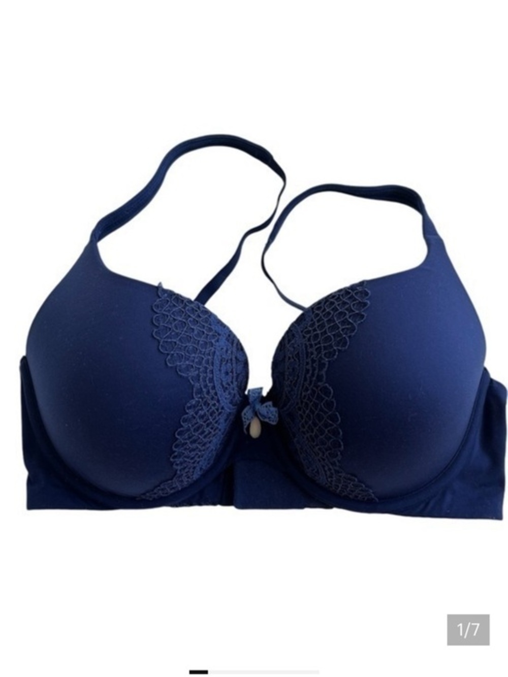 Victoria's Secret Navy Blue Lace Bra